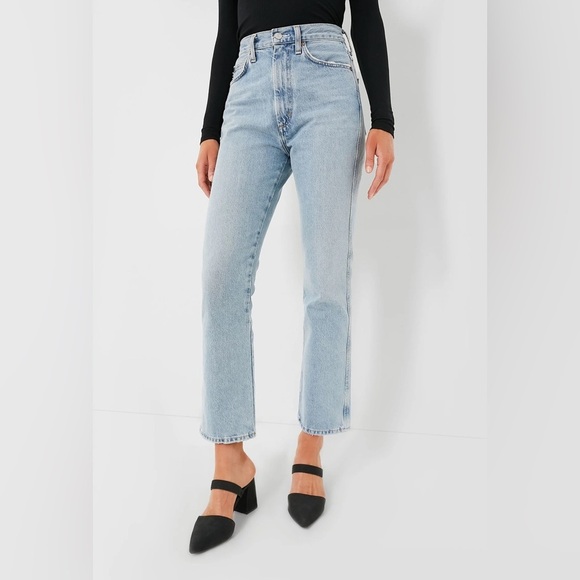 Agolde Pinch Waist High Rise Kick Riptide - Picture 2 of 11